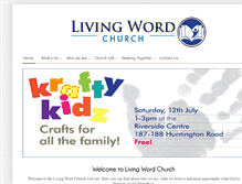 Tablet Screenshot of livingwordyork.org
